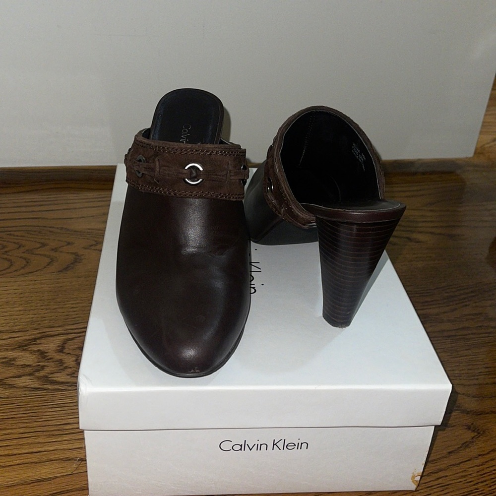 Calvin Klein Brown Heels